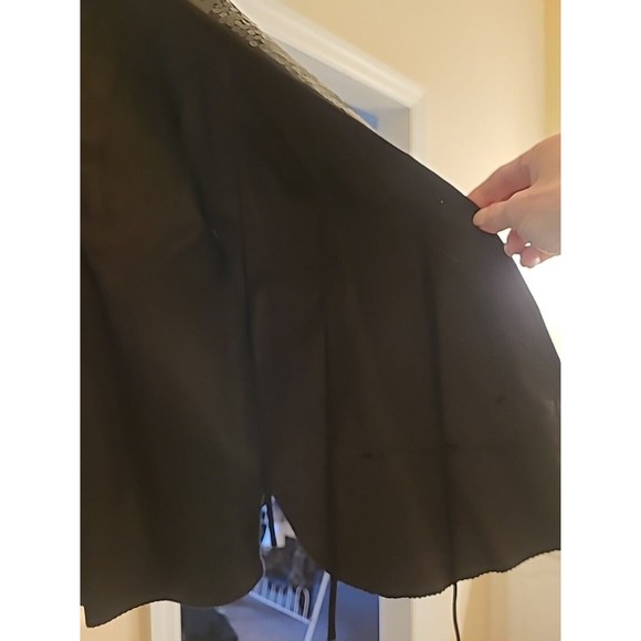 ONE-OF-A-KIND  hand-made SUEDE SNAKESKIN  Rhinestone, ladies TUXEDO S BLACK - Picture 4 of 16